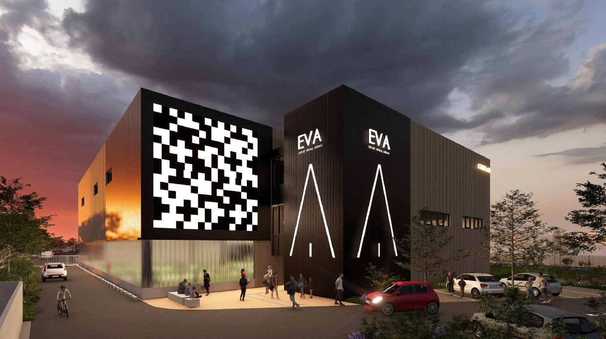 Vue 3D bâtiment loisirs