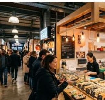 Halles restauratives
